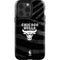 NBA Chicago Bulls Black Animal Print iPhone 15 Pro Impact Case