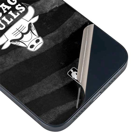 NBA Chicago Bulls Black Animal Print iPhone 15 Skin