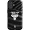 NBA Chicago Bulls Black Animal Print iPhone 16 Plus Impact Case