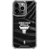 NBA Chicago Bulls Black Animal Print iPhone 16 Pro Clear Case