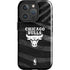 NBA Chicago Bulls Black Animal Print iPhone 16 Pro Impact Case