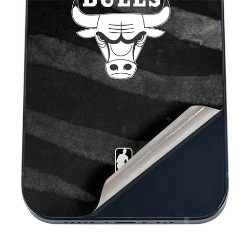 NBA Chicago Bulls Black Animal Print iPhone 16 Skin