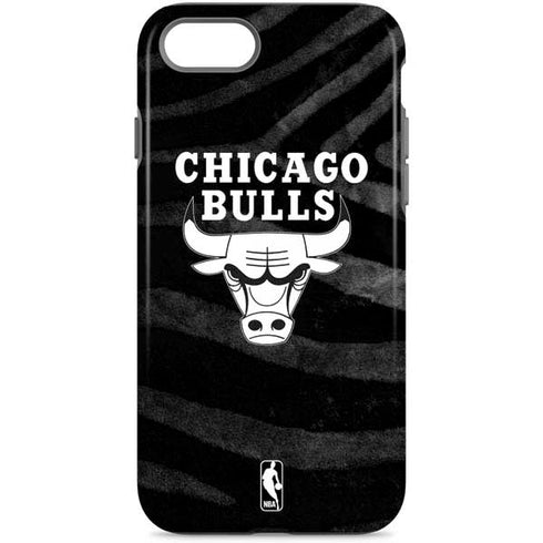 NBA Chicago Bulls Black Animal Print iPhone Cases