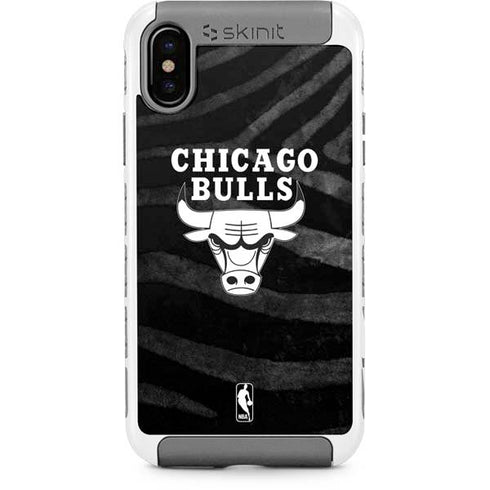 NBA Chicago Bulls Black Animal Print iPhone Cases