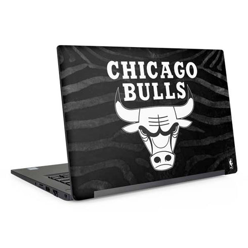 NBA Chicago Bulls Black Animal Print Dell Latitude Skin