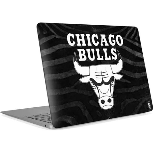NBA Chicago Bulls Black Animal Print Apple MacBook Air Skin