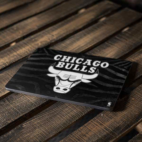 NBA Chicago Bulls Black Animal Print Apple MacBook Air Skin