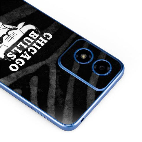 NBA Chicago Bulls Black Animal Print Moto G Play 4G (2024) Skin