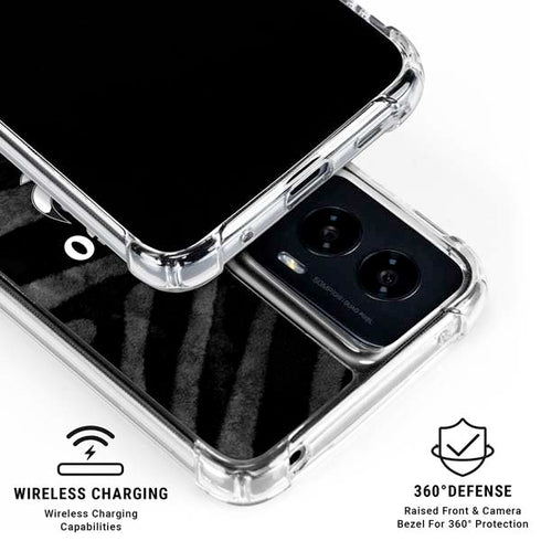 NBA Chicago Bulls Black Animal Print Moto G Power 5G (2024) Clear Case