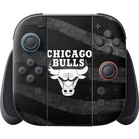 NBA Chicago Bulls Black Animal Print Nintendo Skins