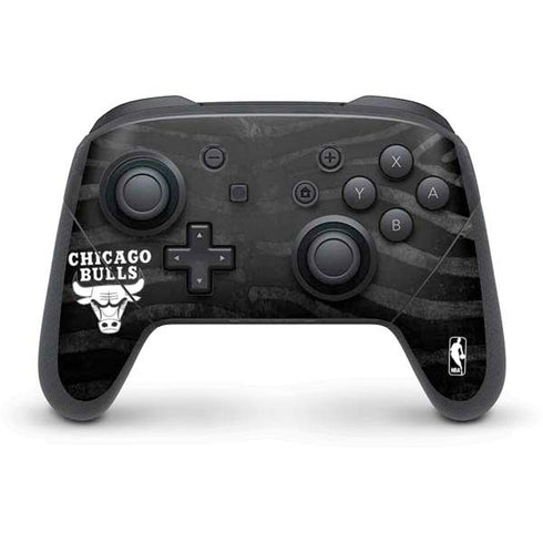 NBA Chicago Bulls Black Animal Print Nintendo Skins