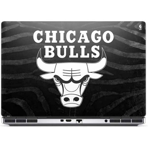 NBA Chicago Bulls Black Animal Print Dell Precision Skin