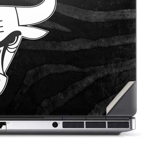 NBA Chicago Bulls Black Animal Print Dell Precision Skin