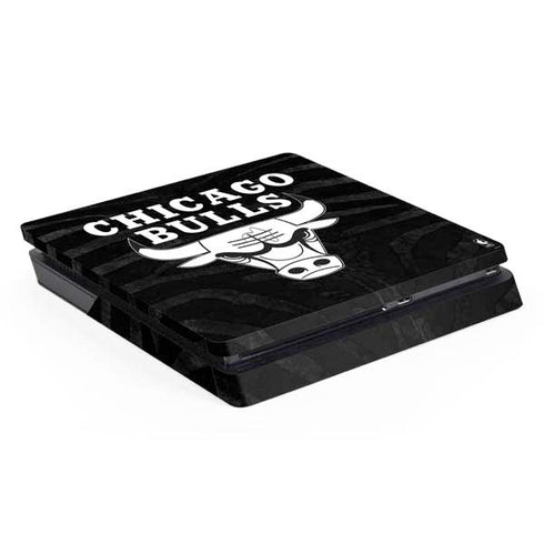 NBA Chicago Bulls Black Animal Print PlayStation PS4 Skins