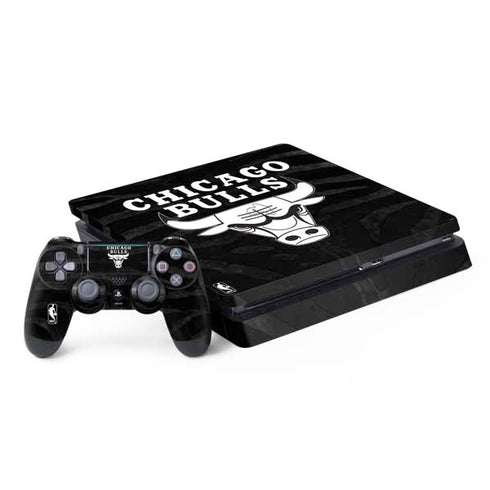 NBA Chicago Bulls Black Animal Print PlayStation PS4 Skins
