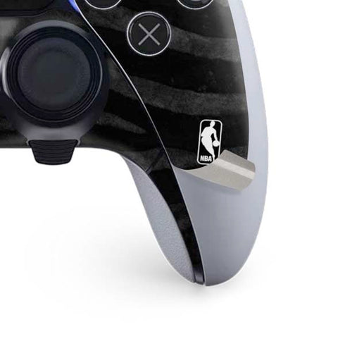 NBA Chicago Bulls Black Animal Print PS5 DualSense Edge Pro Controller Skin