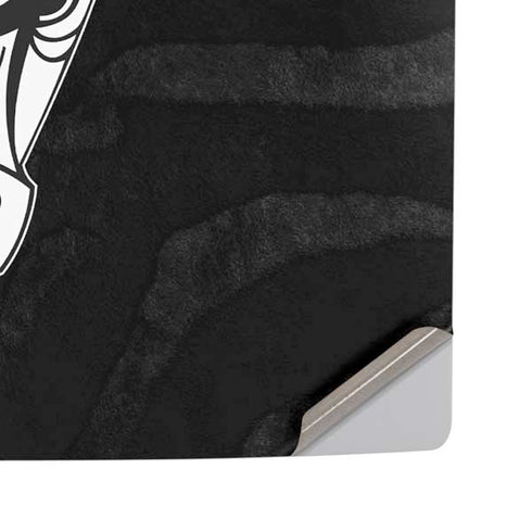 NBA Chicago Bulls Black Animal Print PS5 Pro Disk Console Skin