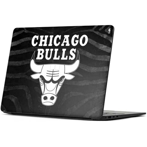 NBA Chicago Bulls Black Animal Print Surface Laptop 7 13.8in Skin