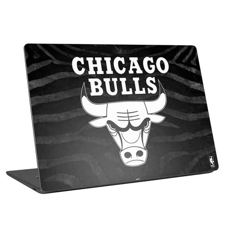 NBA Chicago Bulls Black Animal Print Laptop Skins