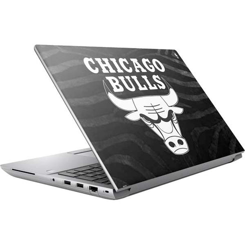NBA Chicago Bulls Black Animal Print HP ZBook Fury 16 G10 Skin