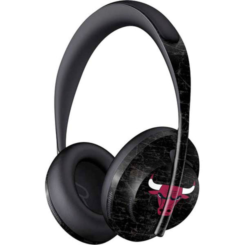 NBA Chicago Bulls Black Distressed Bose Noise Cancelling Headphones 700 Skin