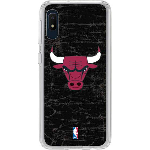 NBA Chicago Bulls Black Distressed Galaxy Cases