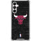 NBA Chicago Bulls Black Distressed Galaxy A16 5G Clear Case