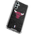 NBA Chicago Bulls Black Distressed Galaxy A16 5G Clear Case