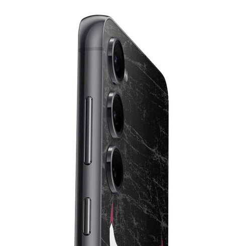 NBA Chicago Bulls Black Distressed Galaxy A16 5G Skin
