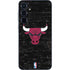 NBA Chicago Bulls Black Distressed Galaxy A36 5G Skin