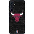 NBA Chicago Bulls Black Distressed Galaxy A55 5G Skin
