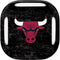 NBA Chicago Bulls Black Distressed Galaxy Buds Live Skin