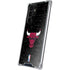 NBA Chicago Bulls Black Distressed Galaxy S23 Ultra Clear Case