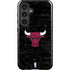 NBA Chicago Bulls Black Distressed Galaxy S25 Impact Case