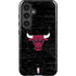NBA Chicago Bulls Black Distressed Galaxy S25 Plus Impact Case