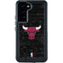 NBA Chicago Bulls Black Distressed Galaxy S24 Plus Waterproof Case