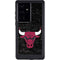 NBA Chicago Bulls Black Distressed Galaxy S24 Ultra Waterproof Case