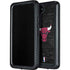 NBA Chicago Bulls Black Distressed Galaxy S24 Waterproof Case