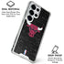 NBA Chicago Bulls Black Distressed Galaxy S25 Ultra Clear Case