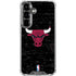 NBA Chicago Bulls Black Distressed Galaxy S26 Clear Case