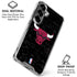 NBA Chicago Bulls Black Distressed Galaxy S26 Clear Case