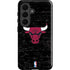 NBA Chicago Bulls Black Distressed Galaxy S26 Impact Case