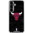 NBA Chicago Bulls Black Distressed Galaxy S26 Plus Clear Case