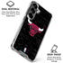 NBA Chicago Bulls Black Distressed Galaxy S26 Plus Clear Case