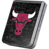 NBA Chicago Bulls Black Distressed Galaxy Z Flip6 Skin