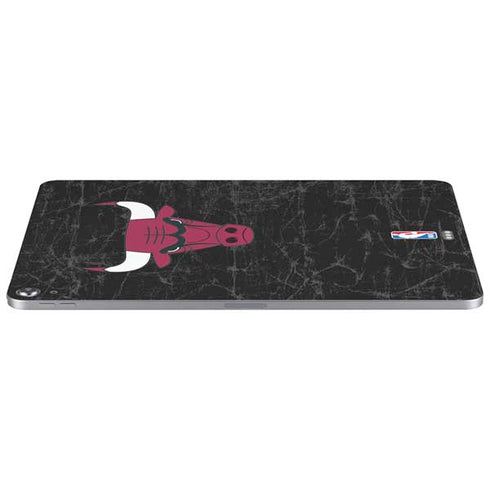 NBA Chicago Bulls Black Distressed Apple iPad Air Skin