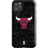 NBA Chicago Bulls Black Distressed iPhone Cases