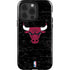 NBA Chicago Bulls Black Distressed iPhone 15 Pro Impact Case