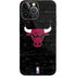 NBA Chicago Bulls Black Distressed iPhone 15 Pro Max Skin