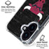 NBA Chicago Bulls Black Distressed iPhone 16 Clear Case